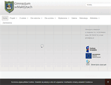 Tablet Screenshot of g-maldyty.pl